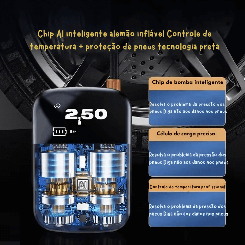 Bomba de Calibrar Pneu Elétrica - Store Now