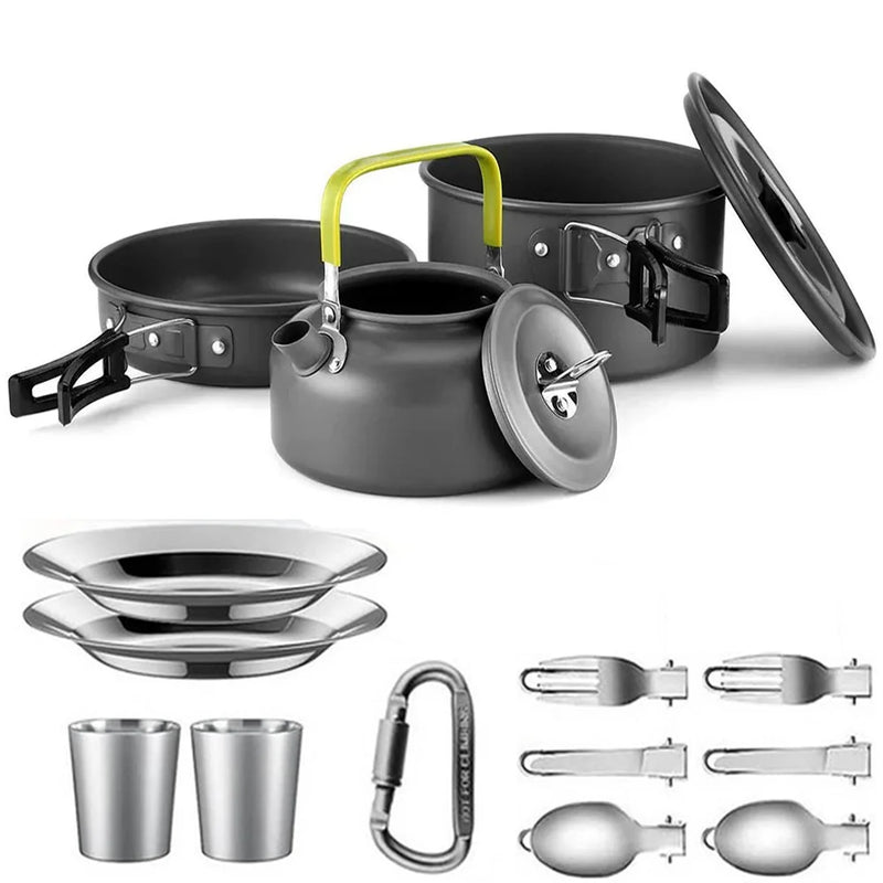 Kit Conjunto de Cozinha para Acampamento