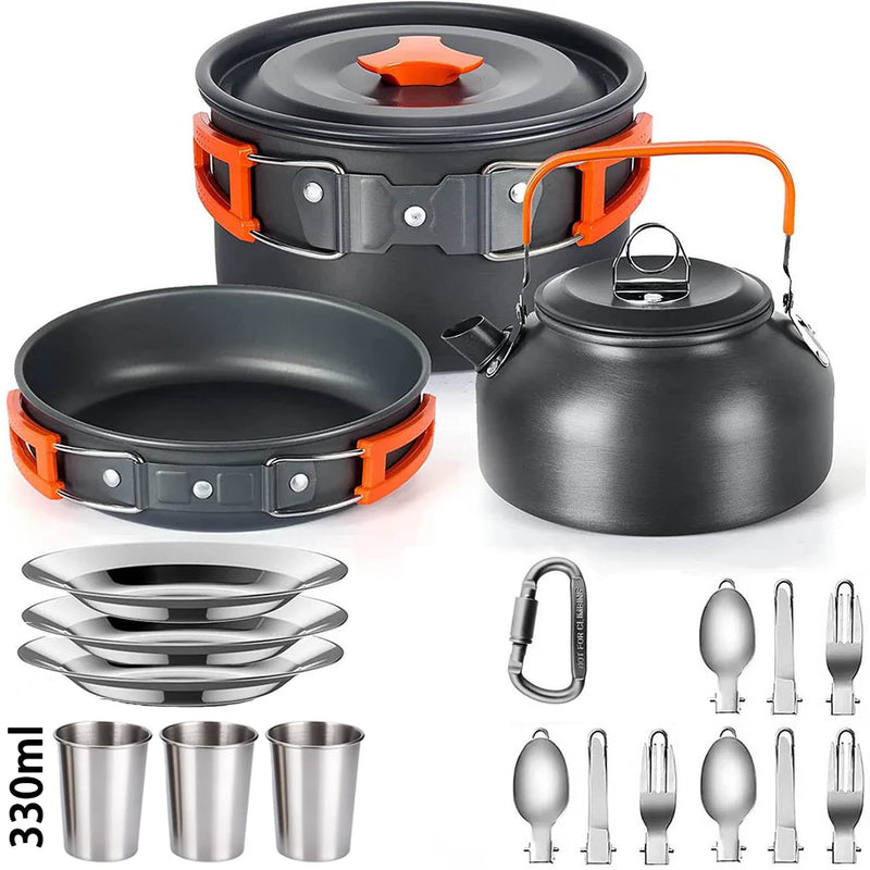 Kit Conjunto de Cozinha para Acampamento