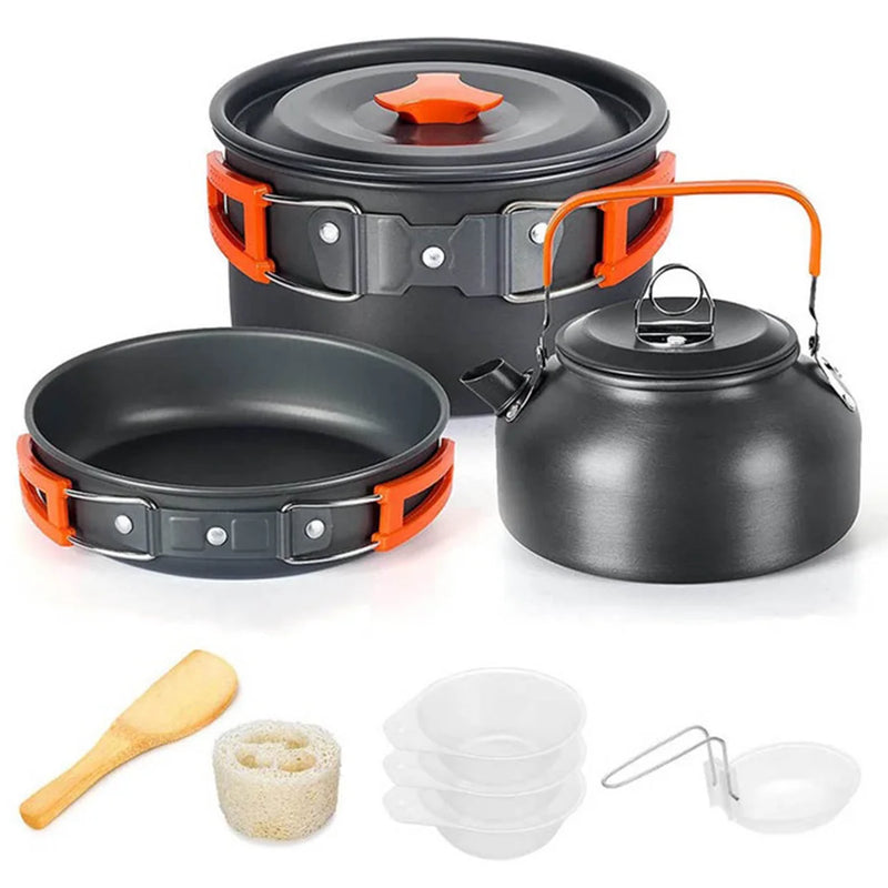 Kit Conjunto de Cozinha para Acampamento