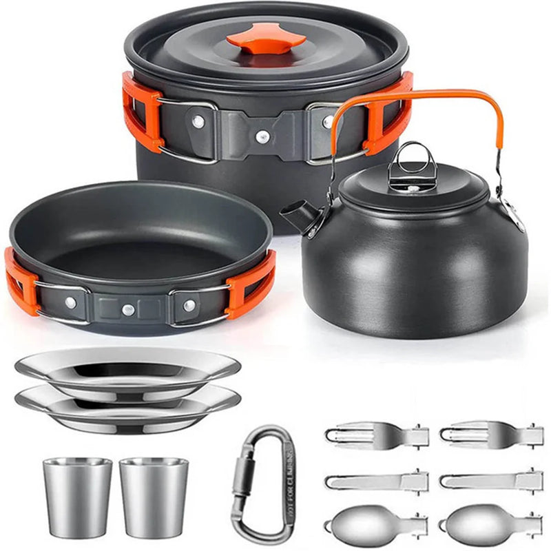 Kit Conjunto de Cozinha para Acampamento